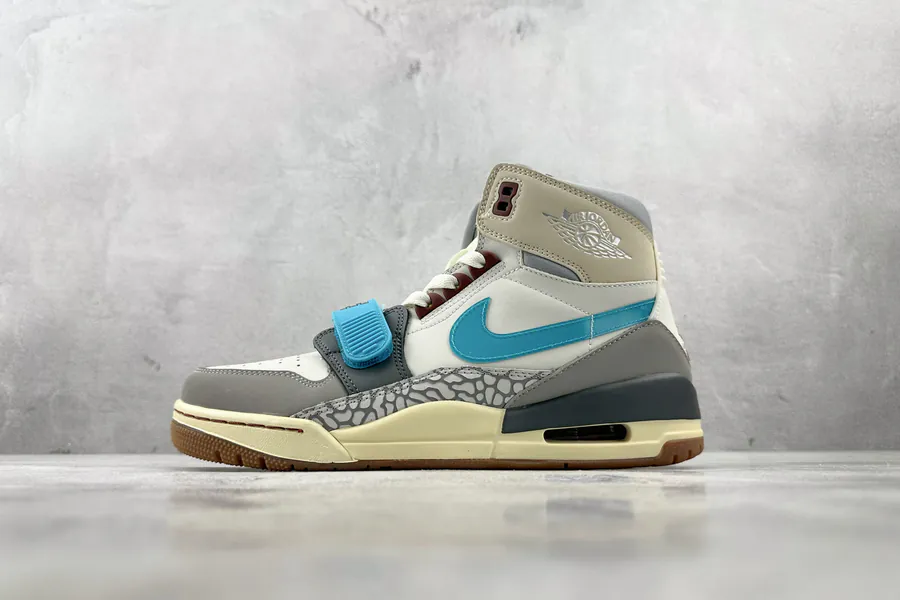 Jordan Legacy 312 White Grey Blue