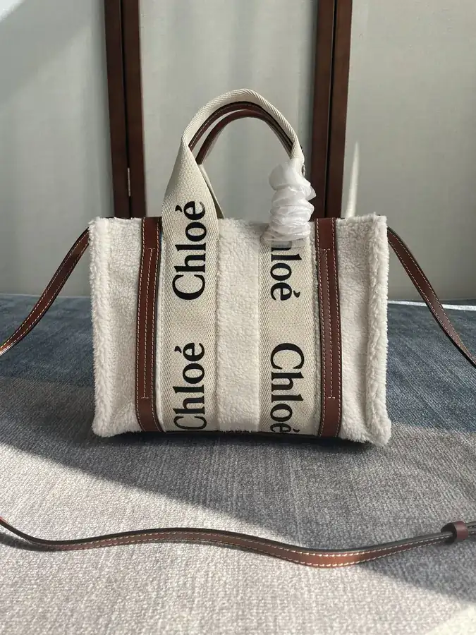 Chloe Wool Blend Woody Tote 2021 Autumn Collection