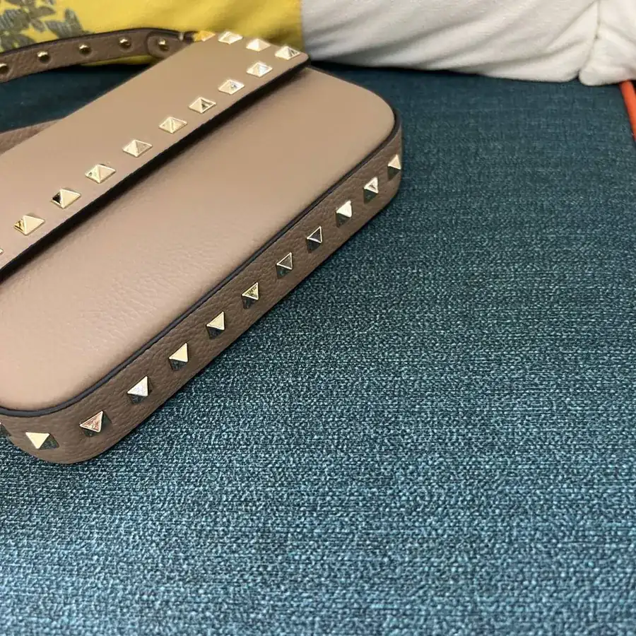 GARAVANI Grained Calfskin Bag with Stud Detail
