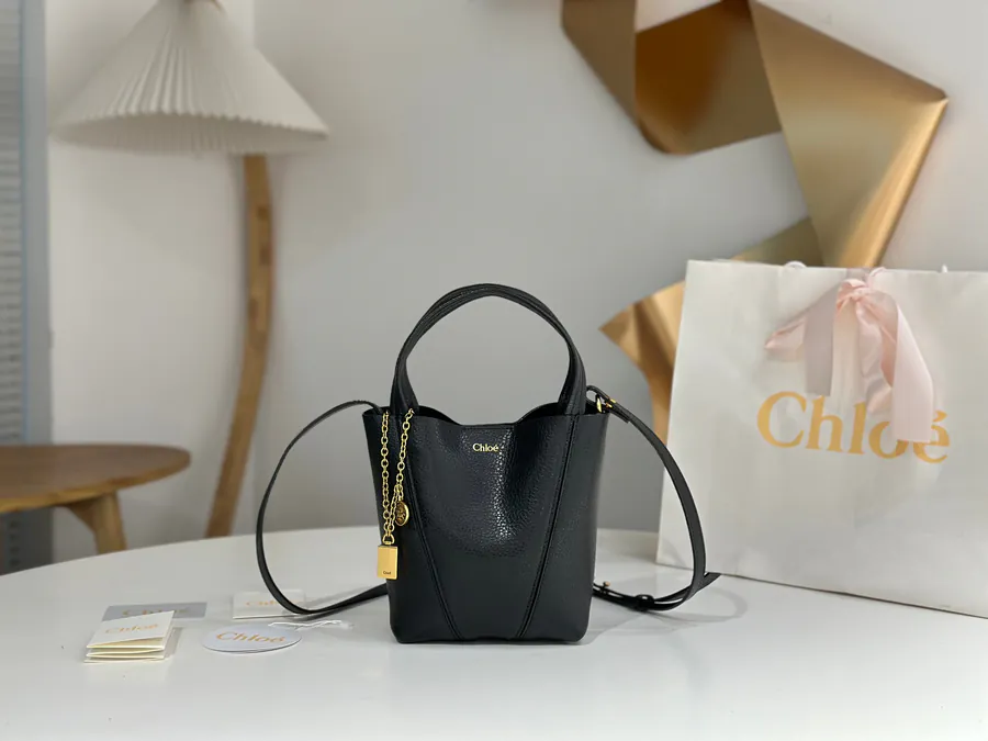 Chloe Spin Bag Small Black