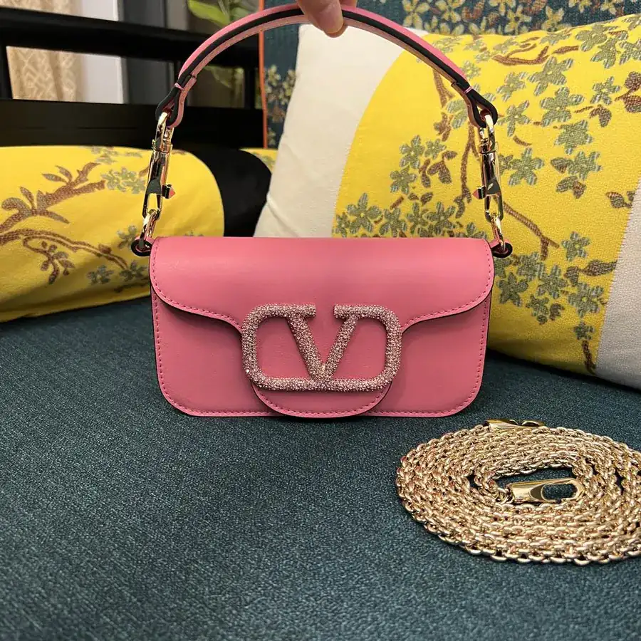 Mini Locò Imitation Crystal Handbag