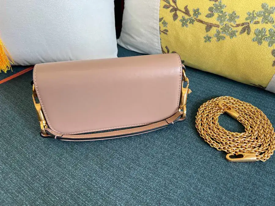 Mini Locò Handbag with Imitation Crystal Decor