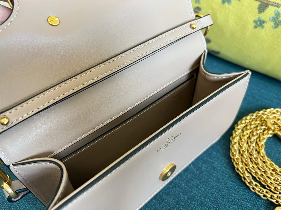 Mini Locò Handbag with Imitation Crystal Decor