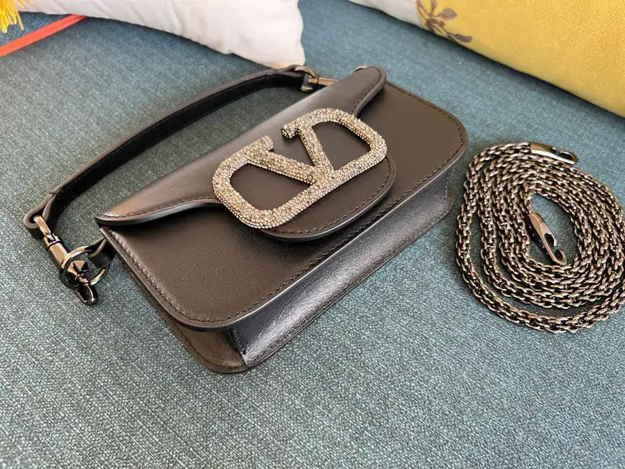 Mini Locò Crystal Embellished Handbag