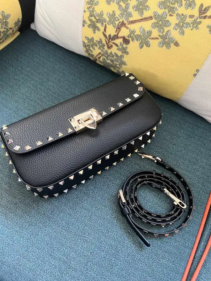 GARAVANI Rockstud Grained Calfskin Tote