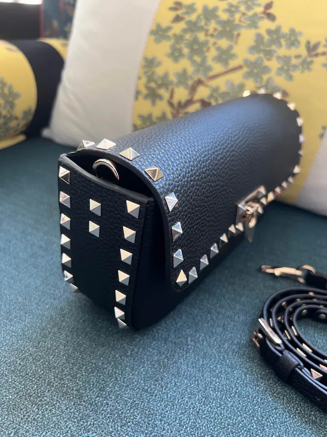 GARAVANI Rockstud Grained Calfskin Tote