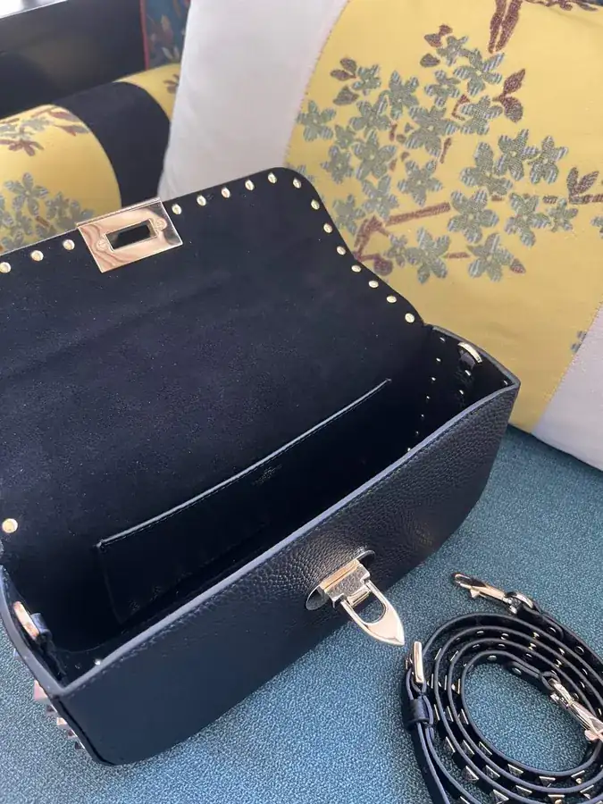 GARAVANI Rockstud Grained Calfskin Tote