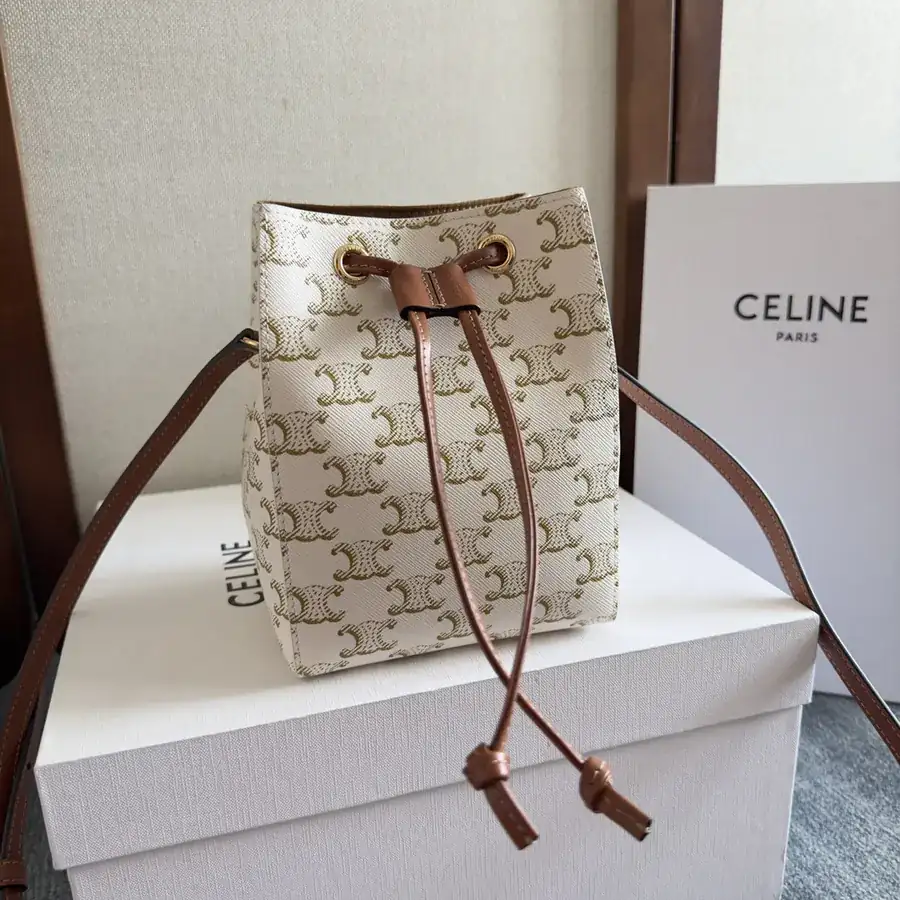 CE New Burnt Bag Mini Size, Classic Monogram, Leather Trim