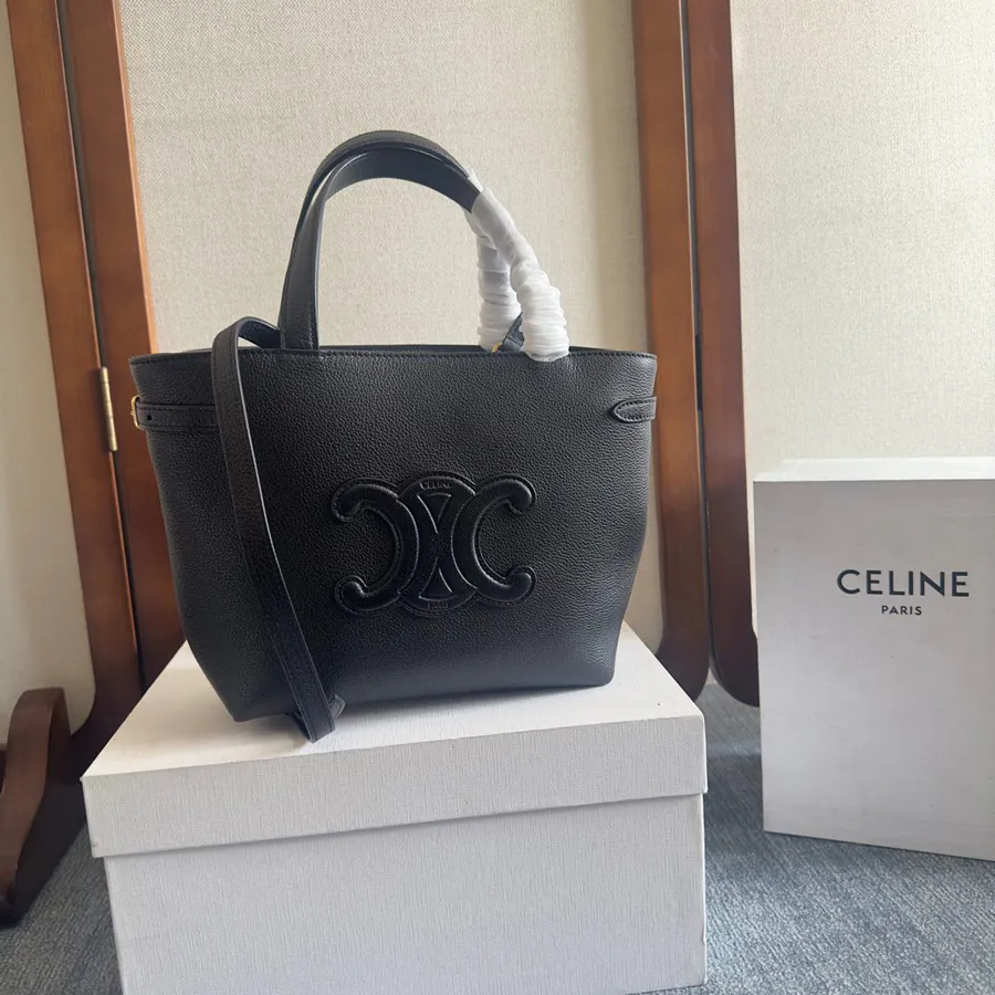 CABAS ANAIS Grained Calfskin Tote Bag