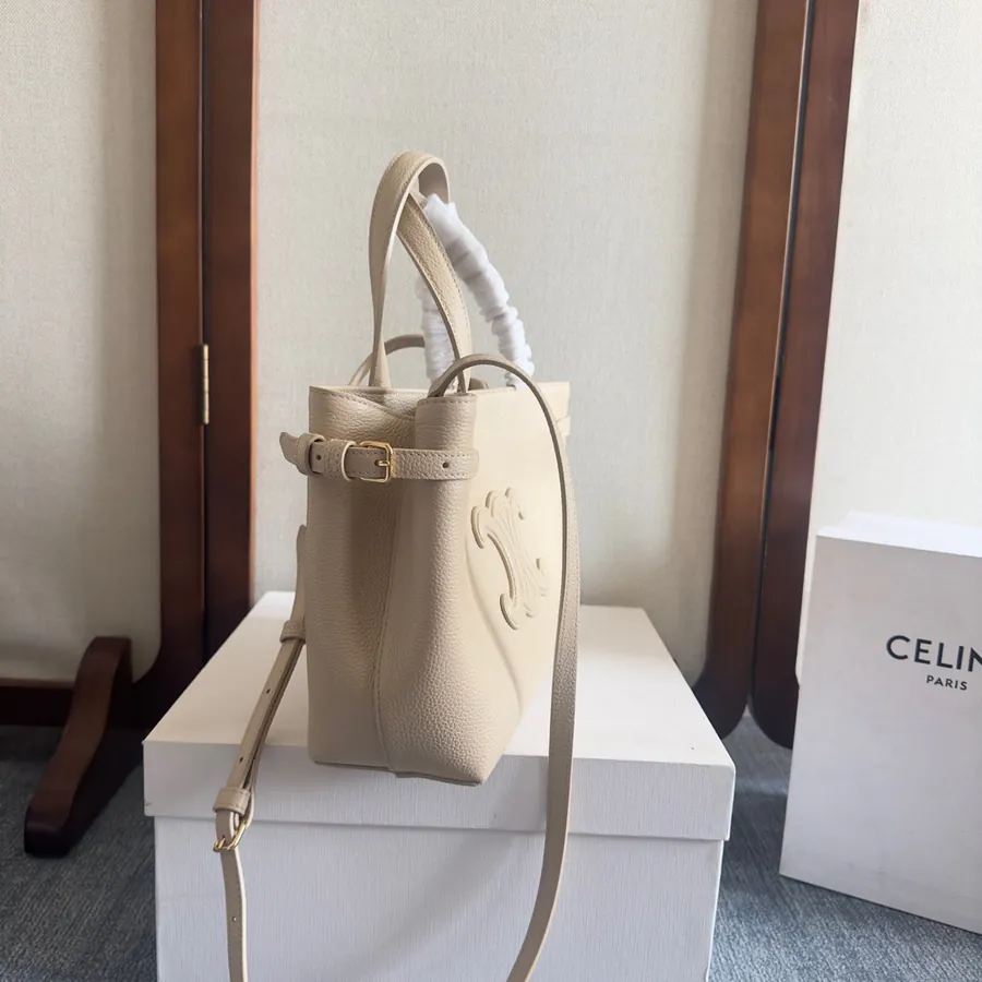 CABAS ANAIS Grained Calfskin Tote Bag Small Size