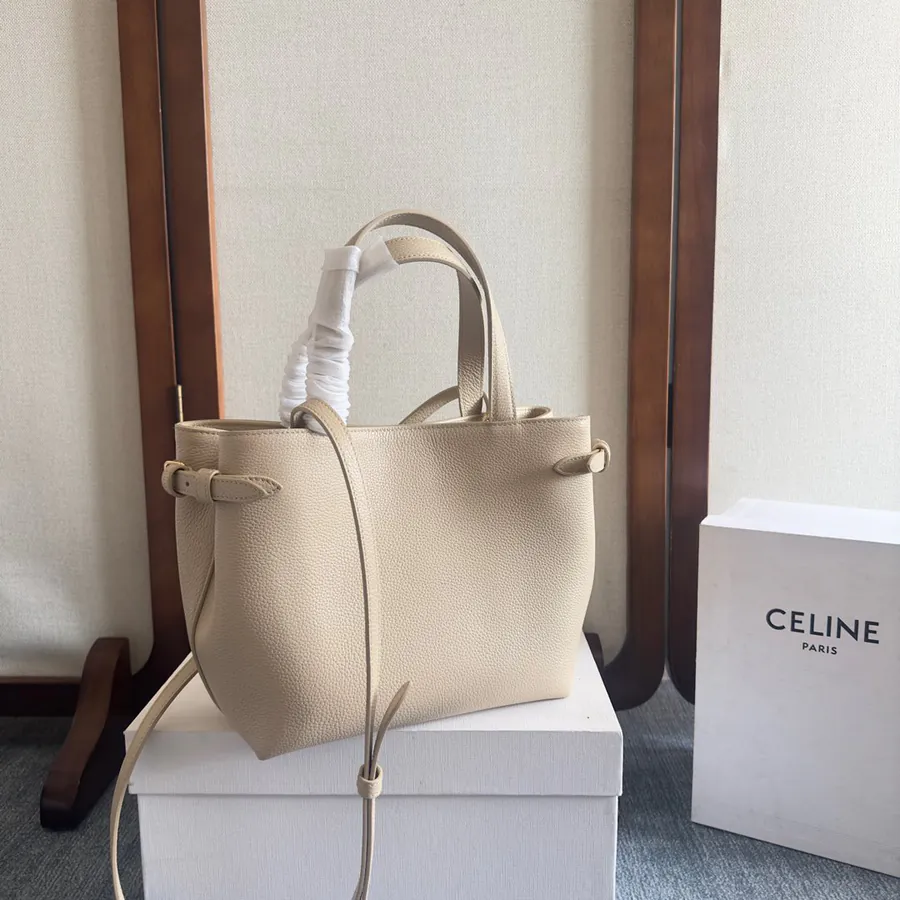 CABAS ANAIS Grained Calfskin Tote Bag Small Size