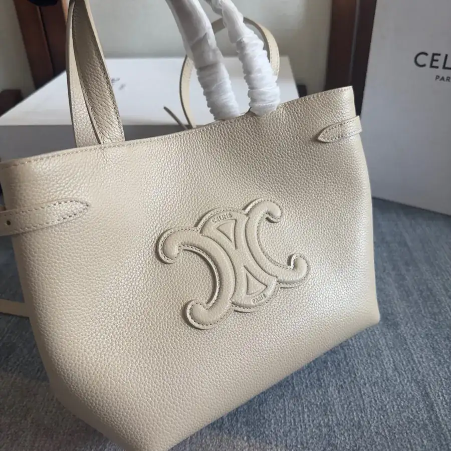 CABAS ANAIS Grained Calfskin Tote Bag Small Size