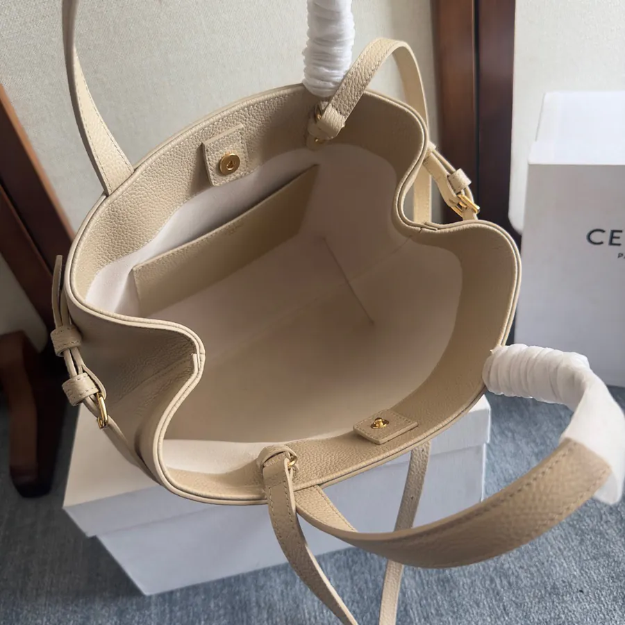 CABAS ANAIS Grained Calfskin Tote Bag Small Size