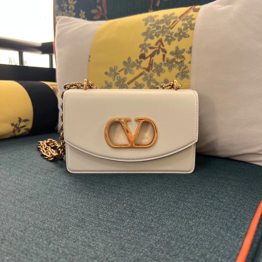 GARAVANI VAIN Mini Handbag with Metal VLOGO Signature Details