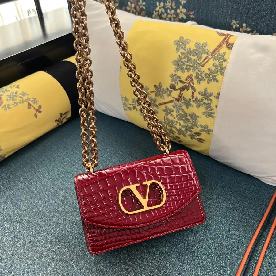 GARAVANI VAIN Mini Bucket Bag with Metal VLOGO Signature Details