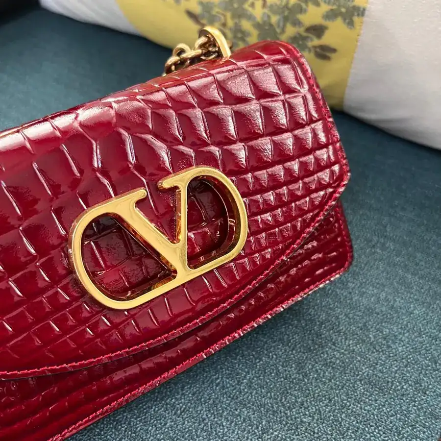 GARAVANI VAIN Mini Bucket Bag with Metal VLOGO Signature Details