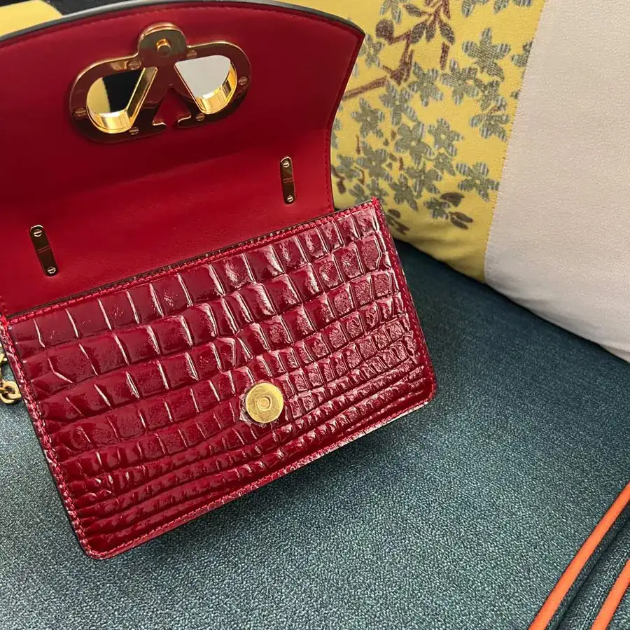 GARAVANI VAIN Mini Bucket Bag with Metal VLOGO Signature Details
