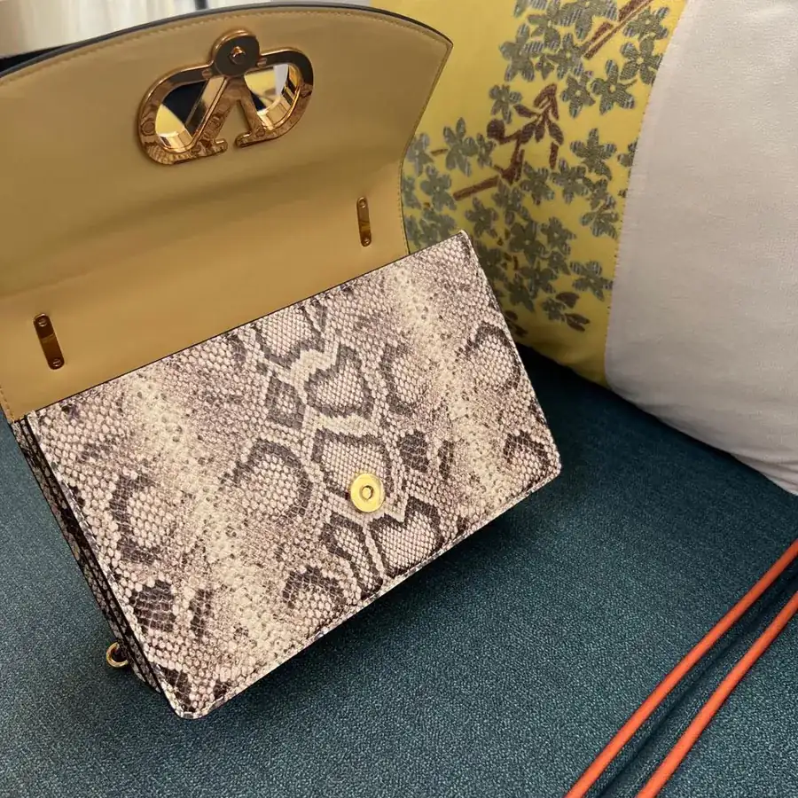 GARAVANI VAIN Large Bucket Bag with Snake Pattern
