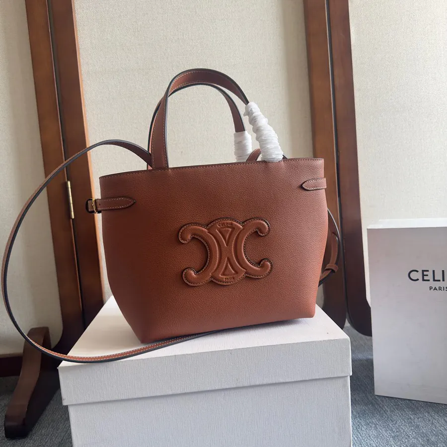 CABAS ANAIS Grained Calfskin Tote Bag Small Size
