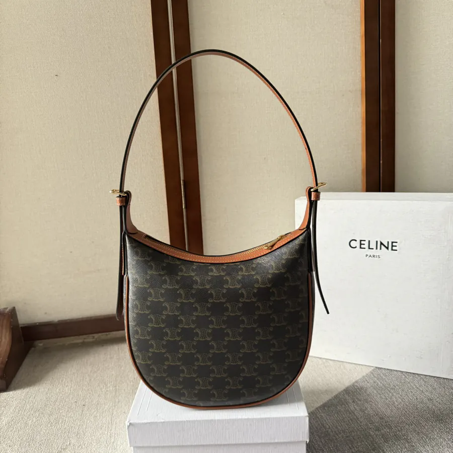 Mini Heloise Triomphe Soft Leather Bag