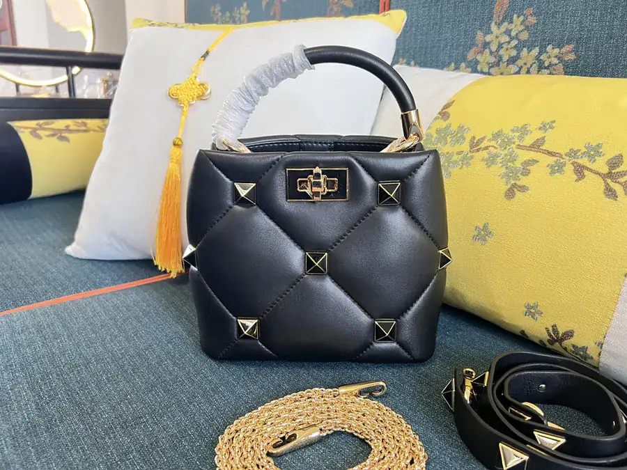 Garavani Roman Stud Mini Soft Leather Crossbody Bag
