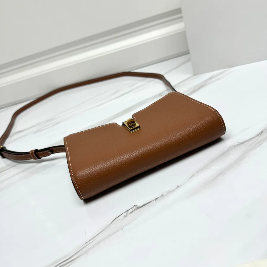 16 Series Mini Crossbody Bag Grained Calfskin