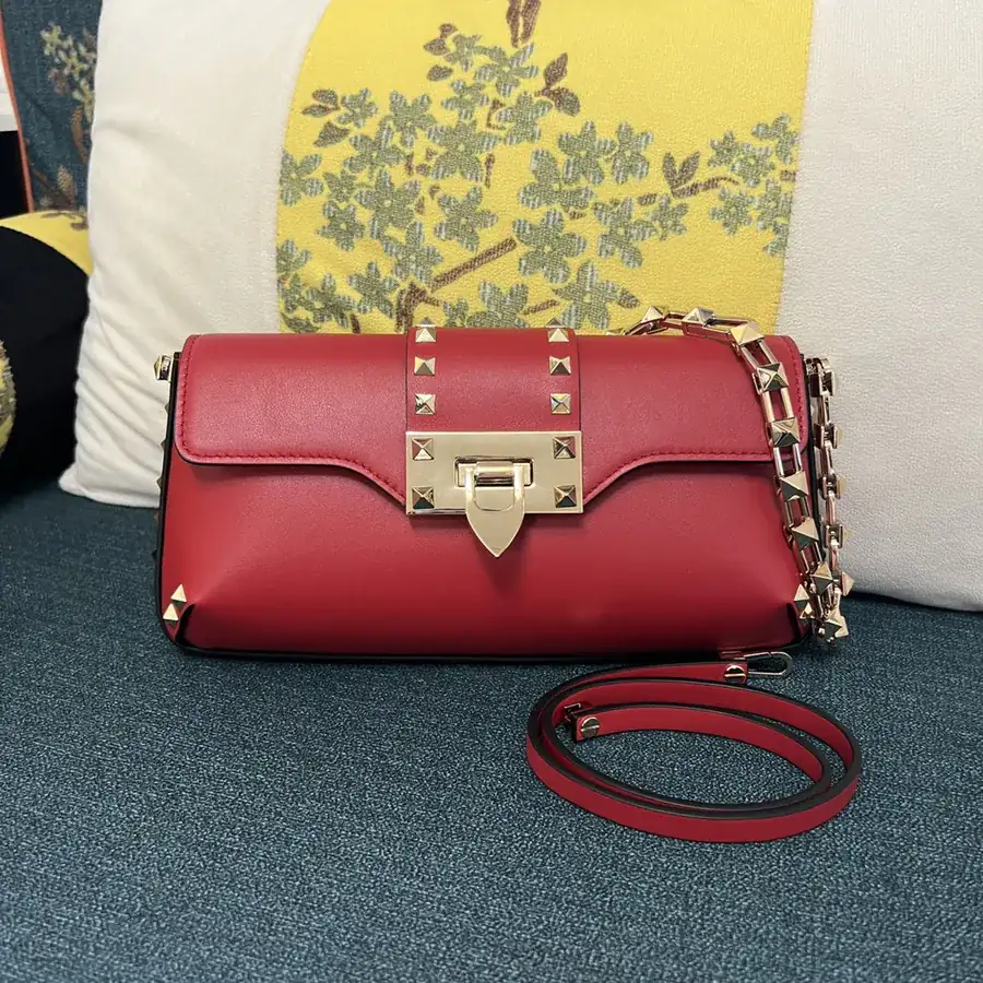 GARAVANI ROCKSTUD Calfskin Handbag